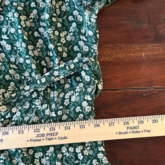 Reformation Susanna Midi Dress Vancouver Green Floral Size Small - see condition - Picture 13 of 13